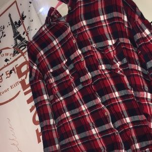 button up flannel never worn